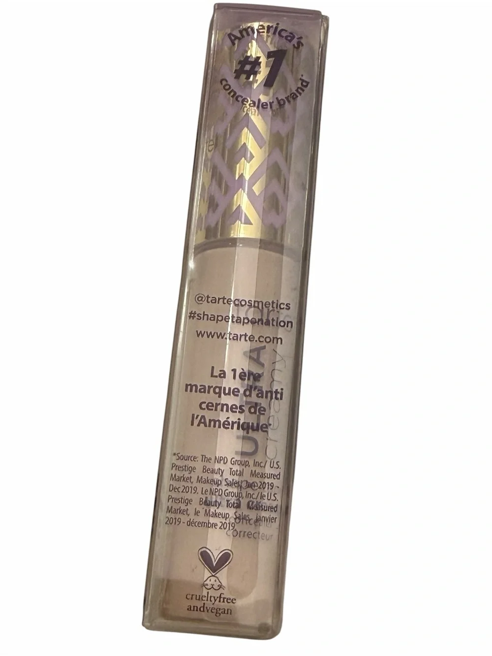 Tarte Shape Tape Radiant Contour Concealer 8B Porcelain Beige‎ NEW Cruelty Free
